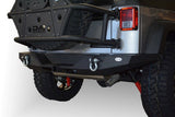 DV8 Offroad 07-18 Jeep Wrangler JK Rear Bumper Full Length RBSTTB-09