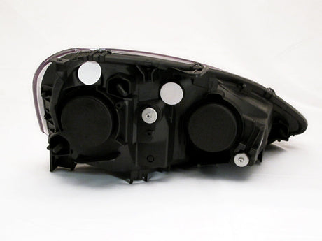 ANZO 2002-2004 Acura Rsx Crystal Headlights Black 121209