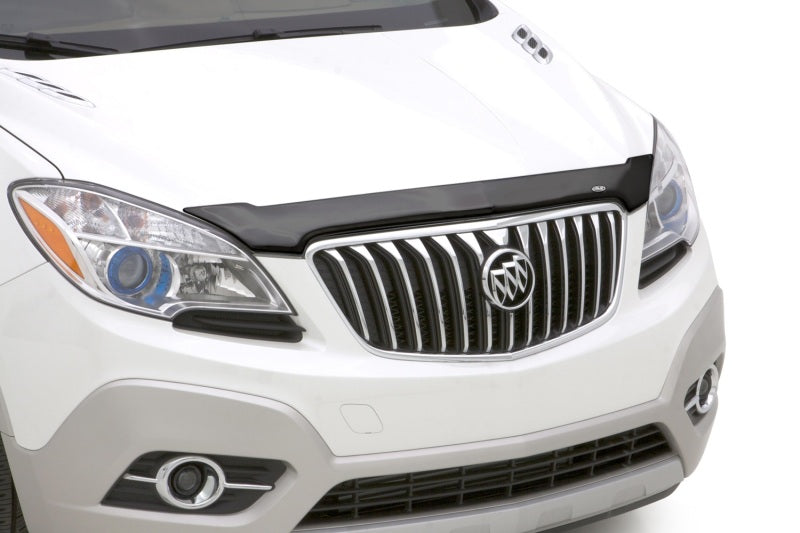 AVS 13-16 Buick Encore Aeroskin Low Profile Acrylic Hood Shield - Smoke 320046