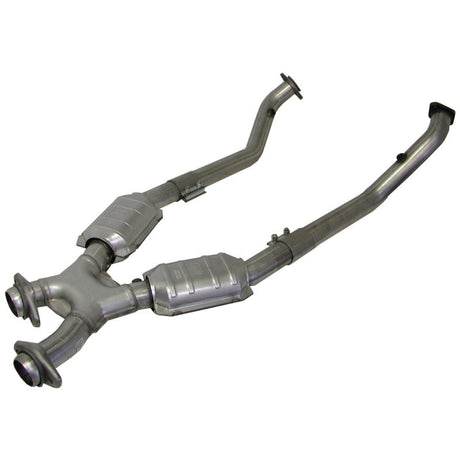 BBK 99-04 Mustang 4.6 GT / Cobra High Flow X Pipe With Catalytic Converters - 2-1/2 1670