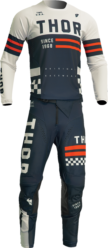 THOR Pulse Combat Jersey - Midnight/White - Large 2910-7093