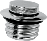 DRAG SPECIALTIES Tapa de gasolina - Emergente sin ventilación - Cromo 03-0329-B1 