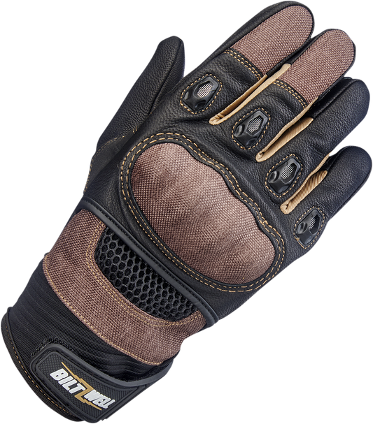 BILTWELL Bridgeport Gloves - Chocolate - Small 1509-0201-302