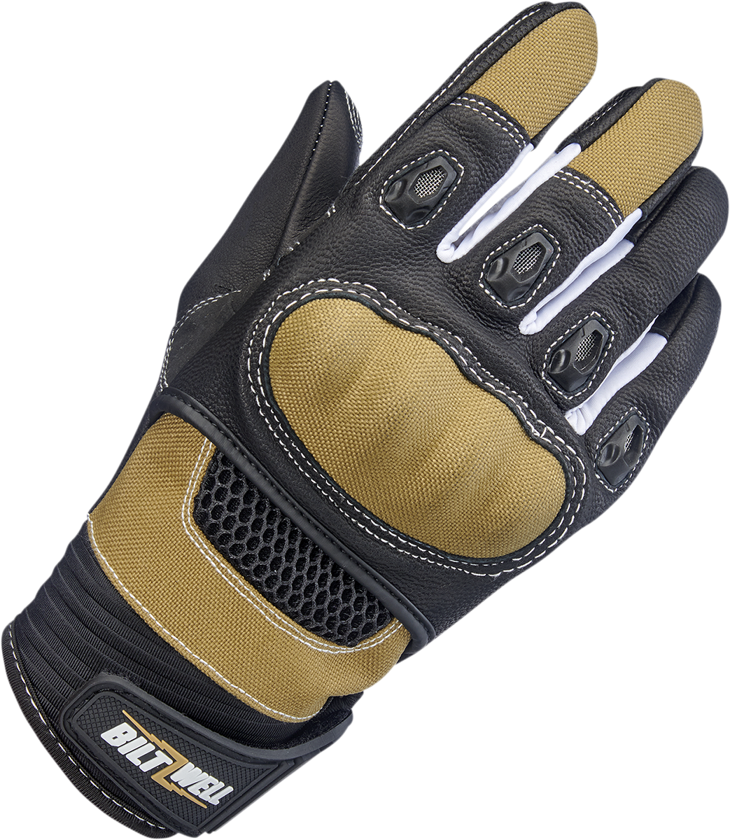 BILTWELL Bridgeport Gloves - Tan - Small 1509-0901-302