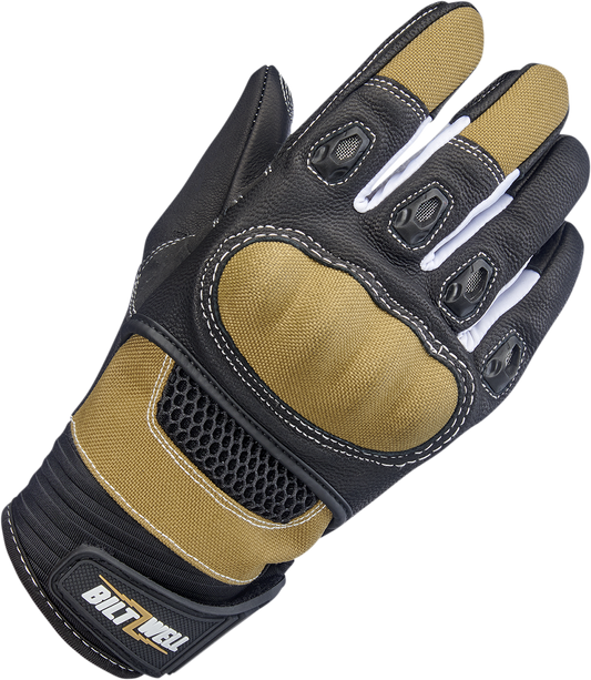 BILTWELL Bridgeport Gloves - Tan - Large 1509-0901-304