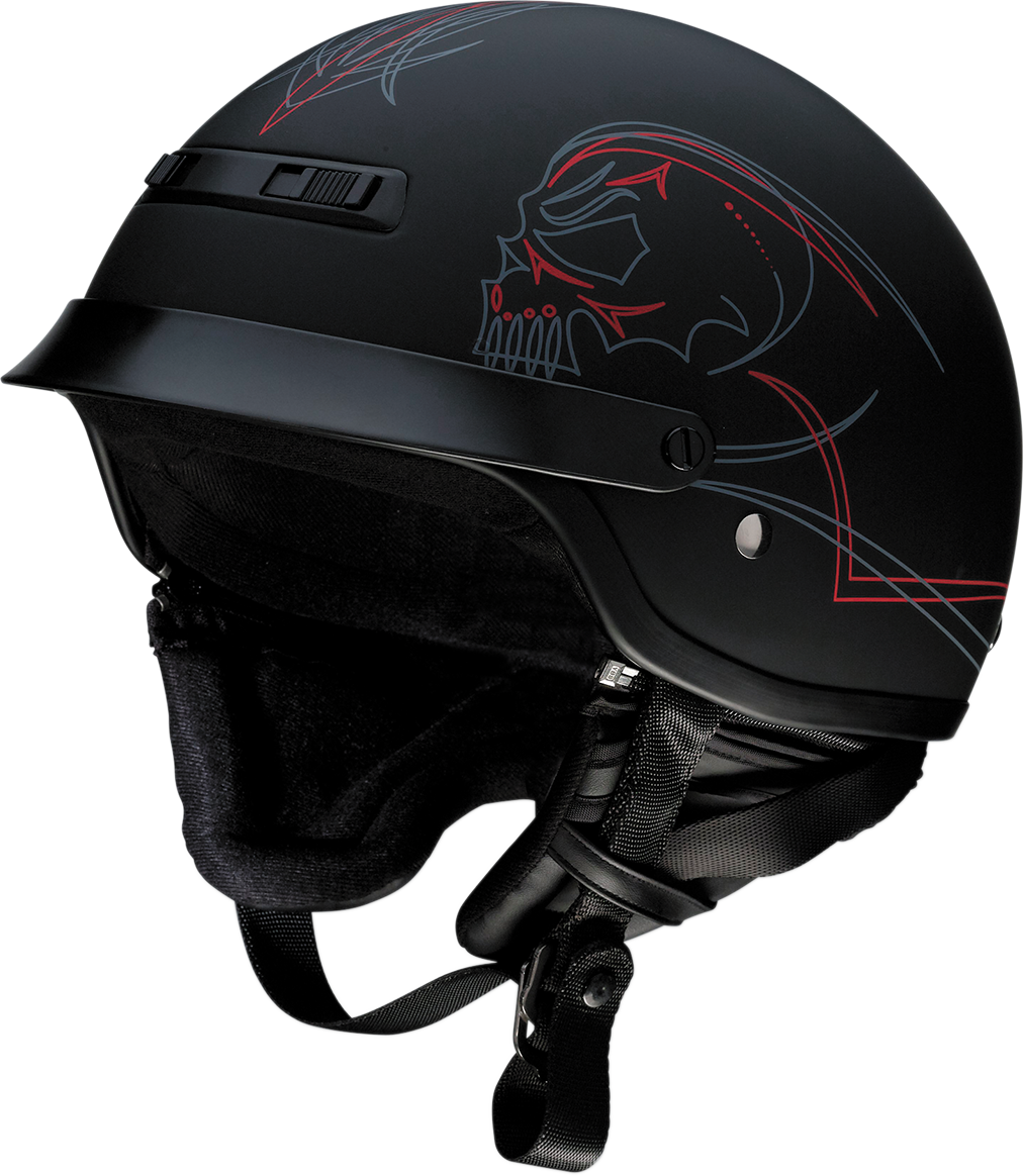 Z1R Nomad Helmet - Evilocity - Flat Black - XS 0103-1252