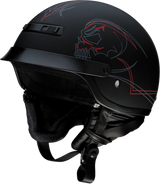 Z1R Nomad Helmet - Evilocity - Flat Black - XS 0103-1252