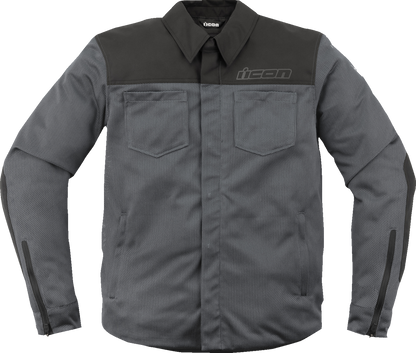 ICON Upstate Mesh CE Jacket - Gray - Small 2820-6223