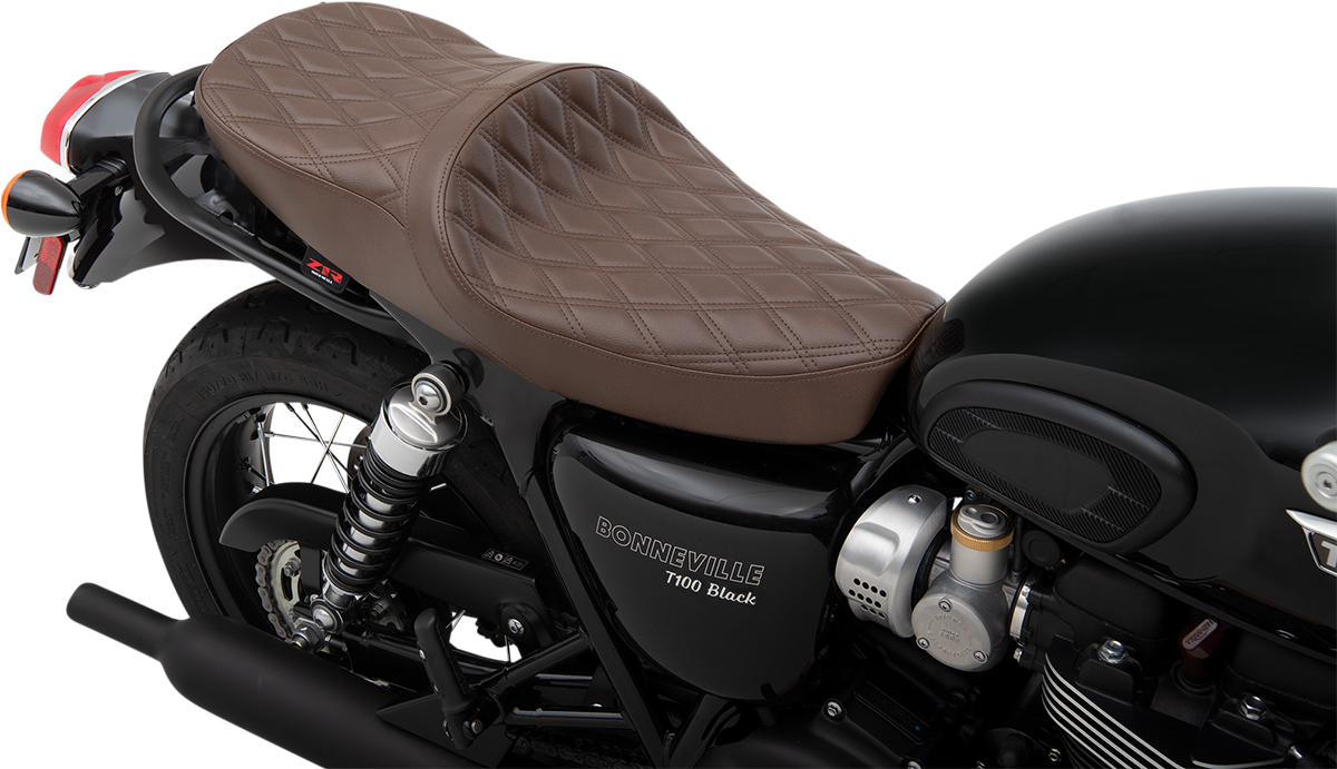 Z1R Low TR Seat - Double Diamond - Brown 0810-2229