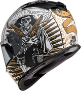 Z1R Warrant Helmet - Sombrero - White/Gold - 2XL 0101-14169