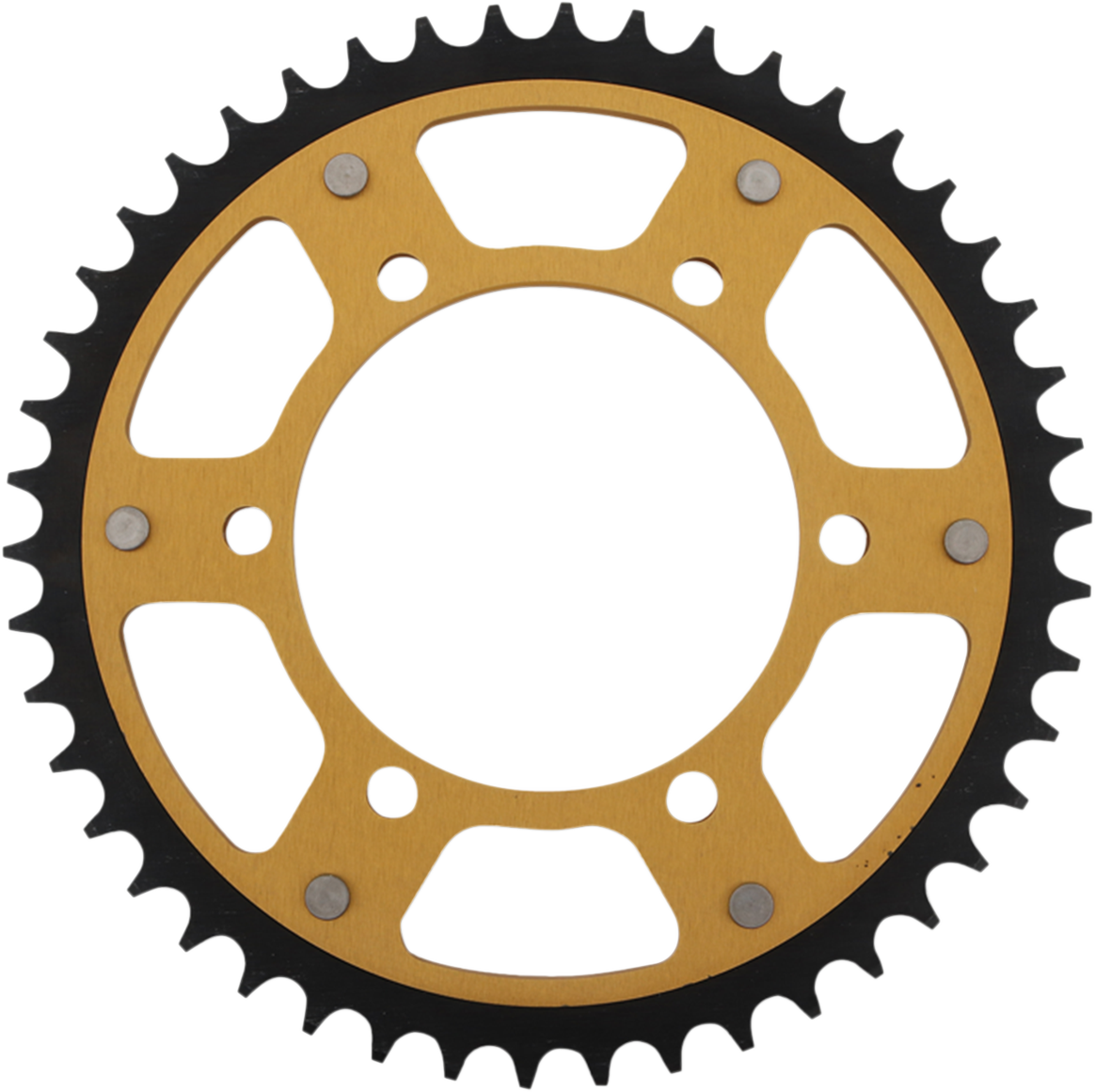 SUPERSPROX Stealth Rear Sprocket - 46 Tooth - Gold - Kawasaki/Yamaha/Suzuki RST-486-46-GLD