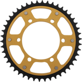 SUPERSPROX Stealth Rear Sprocket - 46 Tooth - Gold - Kawasaki/Yamaha/Suzuki RST-486-46-GLD