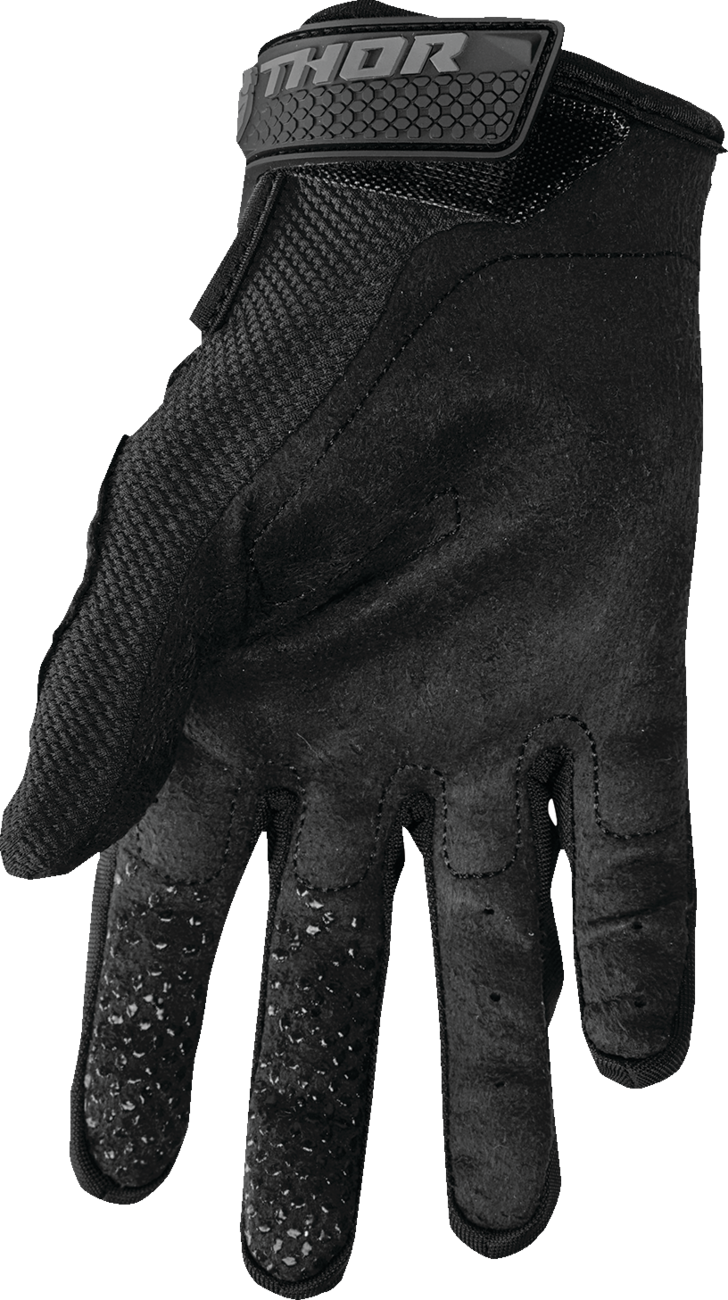 THOR Youth Sector Gloves - Black/Gray - Small 3332-1730