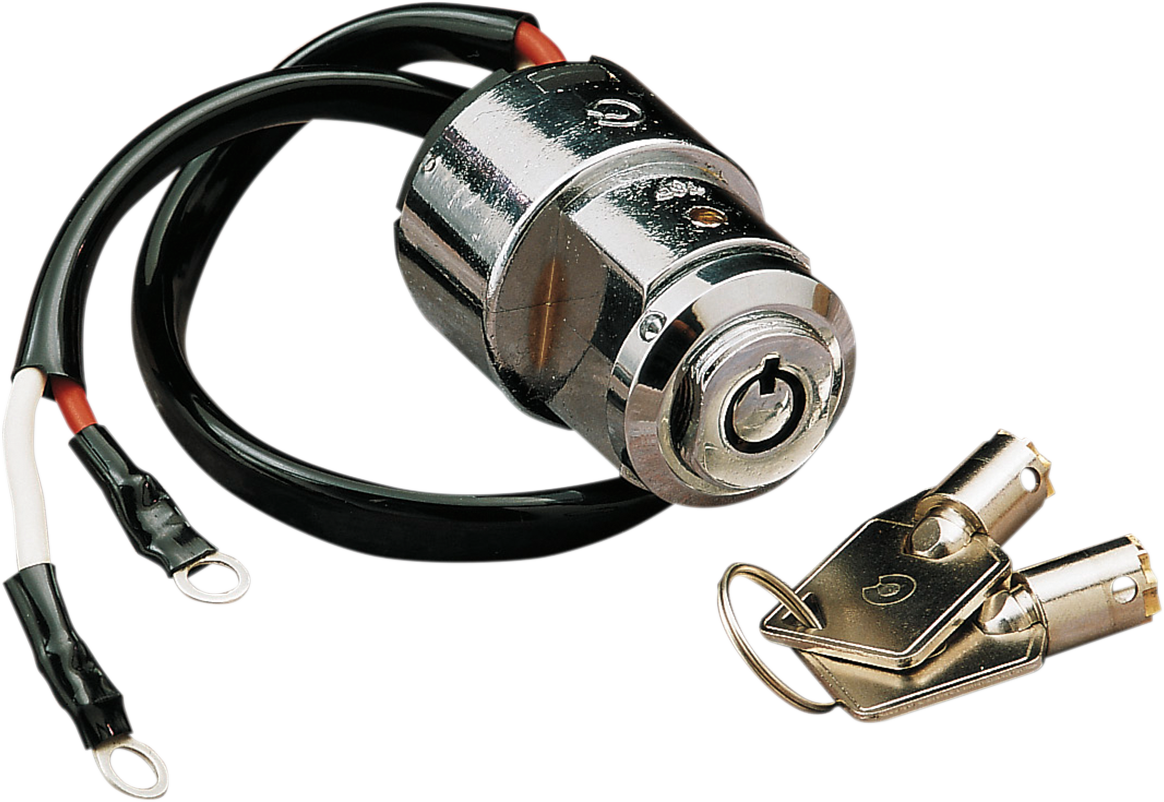 DRAG SPECIALTIES Round Key Ignition Switch - Dyna K714-K2-BC203