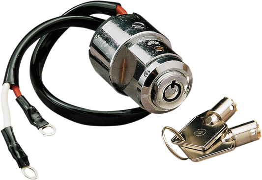 DRAG SPECIALTIES Round Key Ignition Switch - Dyna K714-K2-BC203