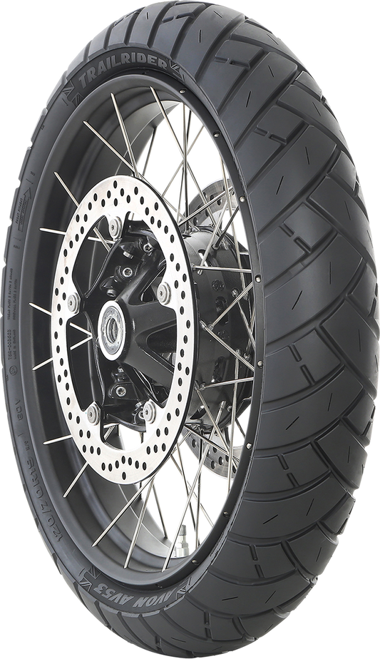AVON Tire - Trailrider - Front - 120/70ZR17 - (58W) 638402