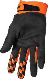 THOR Draft Gloves - Black/Orange - Large 3330-6809