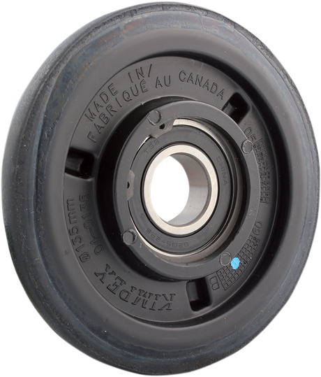 KIMPEX Idler Wheel with Bearing 6205-2RS - Black - Group - 135 mm OD x 1" ID 298926