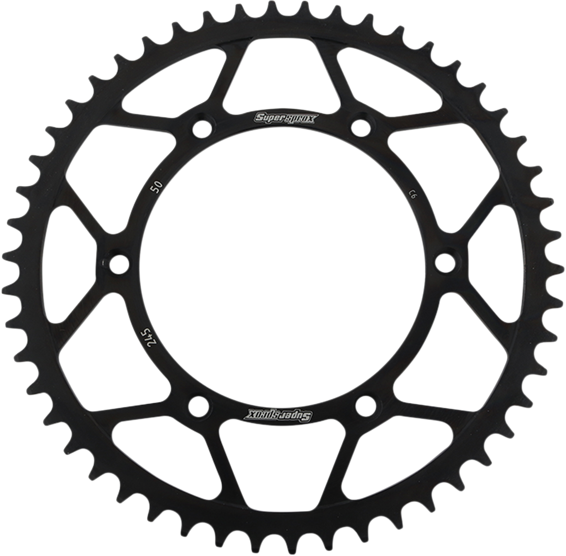 SUPERSPROX Steel Rear Sprocket - 50 Tooth RFE-245-50-BLK