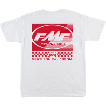 FMF Metal Works Supply T-Shirt - White - Small  HO24118901WHTSM