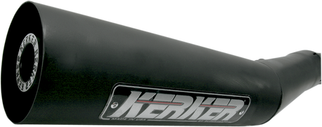 KERKER 4:1 Megaphone Exhaust - Black KZ 1000 M 127-61004