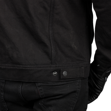 THRASHIN SUPPLY CO. Highway v2 Denim Riding Jacket - Black - Large TMJ-10-10