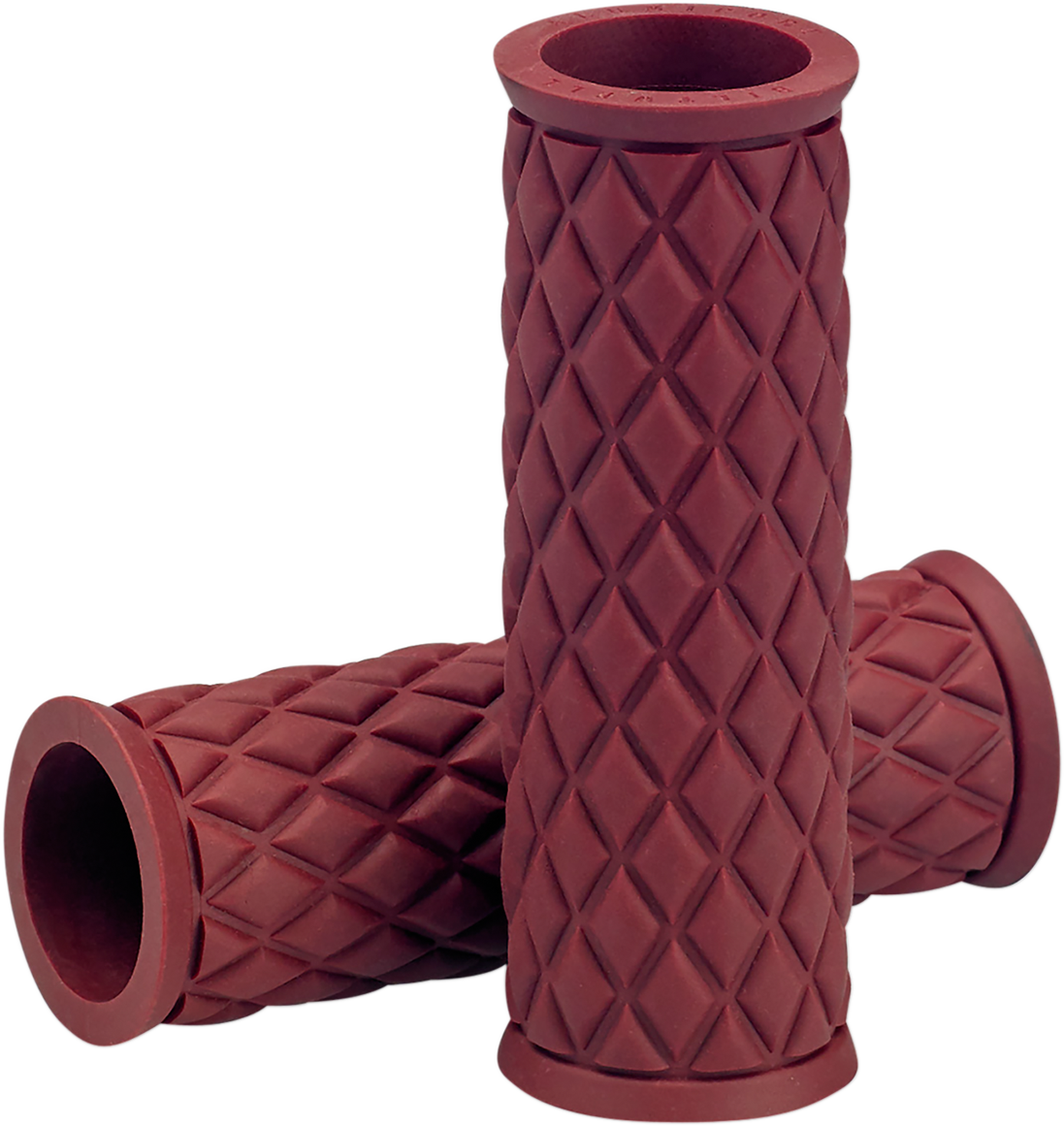 BILTWELL Grips - Alumicore - Replacement - Oxblood 6706-0301