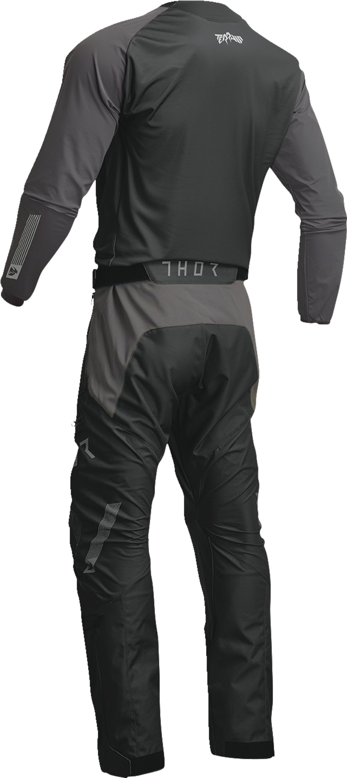 THOR Terrain Jersey - Black/Charcoal - Large 2910-7162