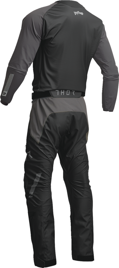 THOR Terrain Jersey - Black/Charcoal - Large 2910-7162