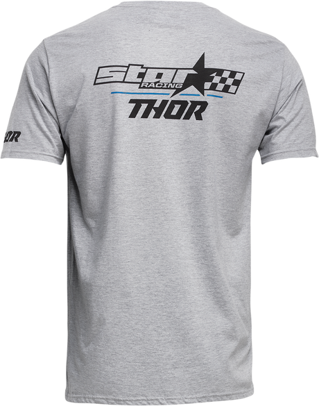 THOR Star Racing Champ T-Shirt - Heather Gray - Large 3070-1150