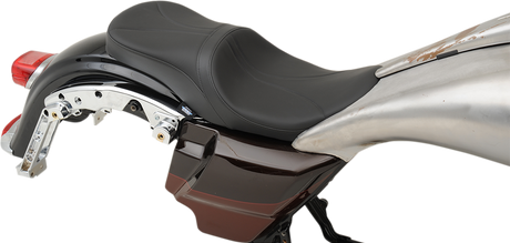 DRAG SPECIALTIES Low Touring Seat - Mild Stitched - Razorback Tanks - FL '10-'22 0801-1075