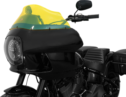 KLOCK WERKS Kolor Flare™ Windshield - 9" - Yellow Ice - FXRP KWW-02-0609