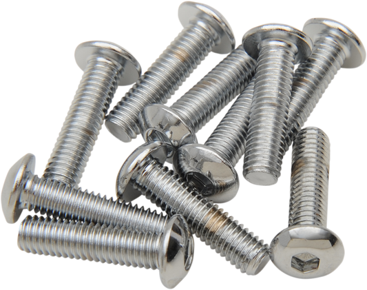 DRAG SPECIALTIES Bolts - Button-Head - 10-32 x 1/2" MPB264