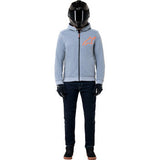 IN STOCK ALPINESTARS Chrome v2 Sport Hoodie - Heather Gray/Red Fluo - 2XL 4200325-9199-2XL