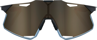 100% Hypercraft Sunglasses - Matte Black - Gold Mirror Lens 60000-00001