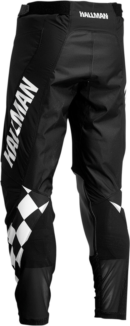 THOR Hallman Differ Cheq Pants - Black/White - 32 2901-9518