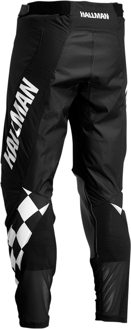 THOR Hallman Differ Cheq Pants - Black/White - 42 2901-9523