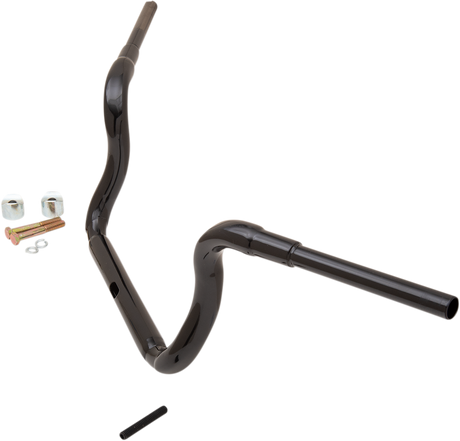 LA CHOPPERS Handlebar - Grande Traditional Ape Hanger - 10" - Black LA-7323-10B
