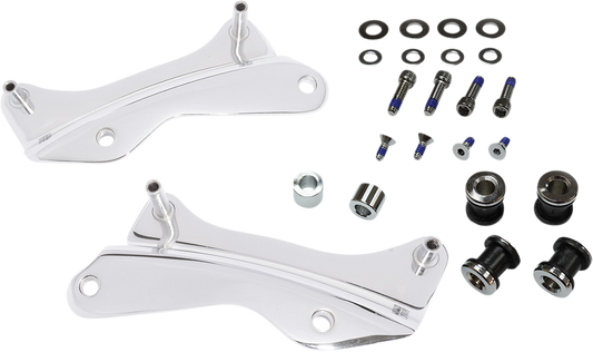 DRAG SPECIALTIES Backrest Docking Kit - Chrome C77-0104C