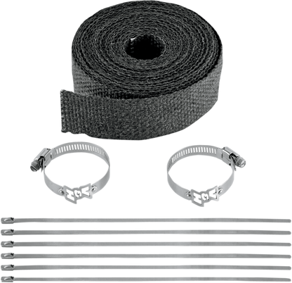 VANCE & HINES Black Exhaust Wrap - 2"x25' 26523