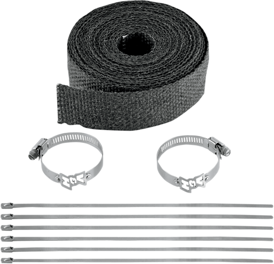 VANCE & HINES Black Exhaust Wrap - 2"x25' 26523