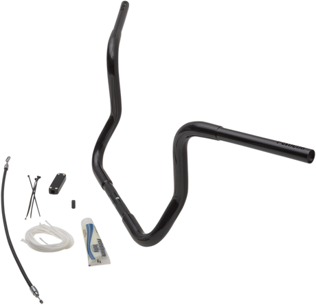 FAT BAGGERS INC. Handlebar Kit - Rounded Top - 12" - Black 909412-B