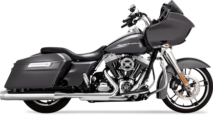 VANCE & HINES 4-1/2" Torquer Mufflers for '95-'16 FL - Chrome 16673