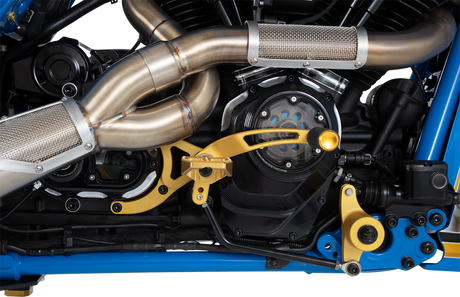 PERFORMANCE MACHINE (PM) Mid Control - Gold -Softail 0035-1172M-SMG