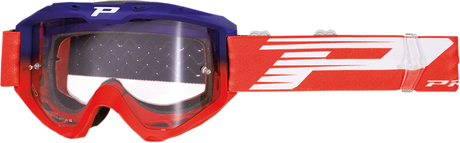 PRO GRIP 3450 Riot Goggles - Black/White - Light Sensitive PZ3450BINE