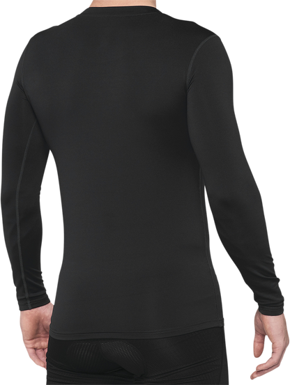 100% Basecamp Jersey - Long-Sleeve - Black - XL 40045-00003