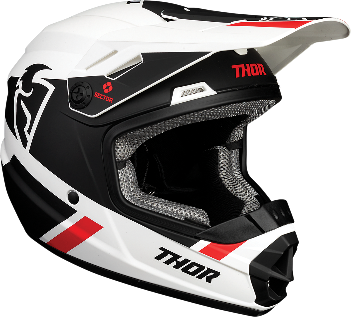 THOR Youth Sector Helmet - Split - MIPS - White/Black - Large 0111-1361