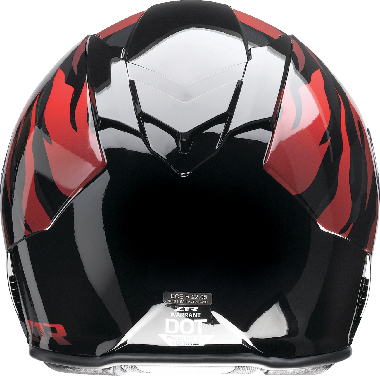 Z1R Warrant Helmet - Panthera - Black/Red - XS 0101-15205