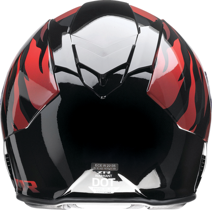 Z1R Warrant Helmet - Panthera - Black/Red - XS 0101-15205