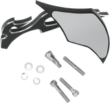 PRO-ONE PERF.MFG. Mirror - Flame - Black - Right 104230B